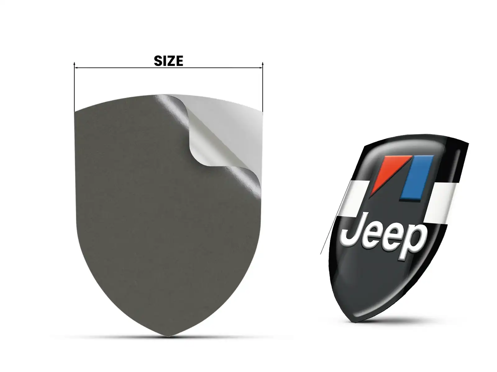 Jeep Vinilos Traseros Autos Estilo Alta Gama Resistentes